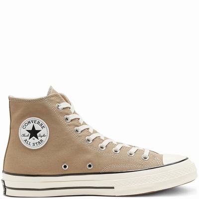 Converse Vintage Canvas Chuck 70 - Miesten Matalavartiset Tennarit - Khaki/Mustat